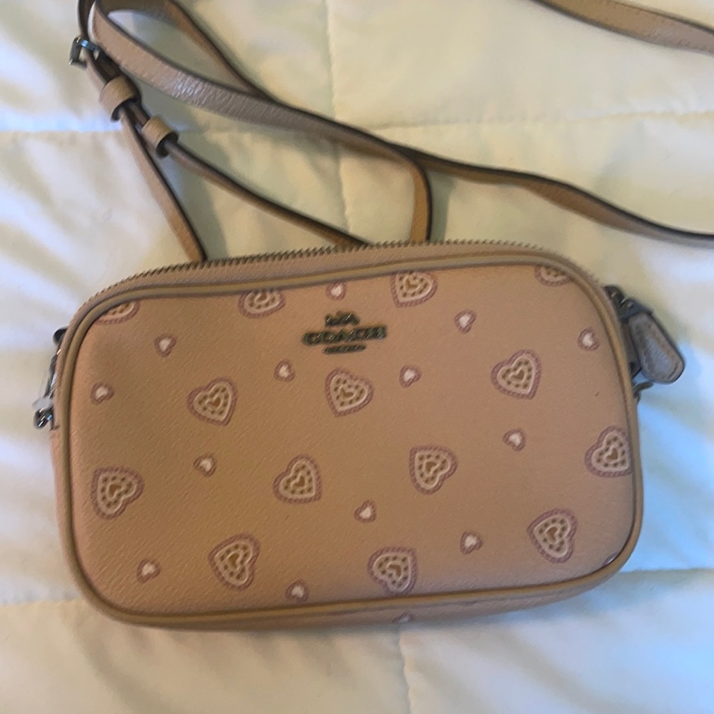 Coach crossbody heart bag